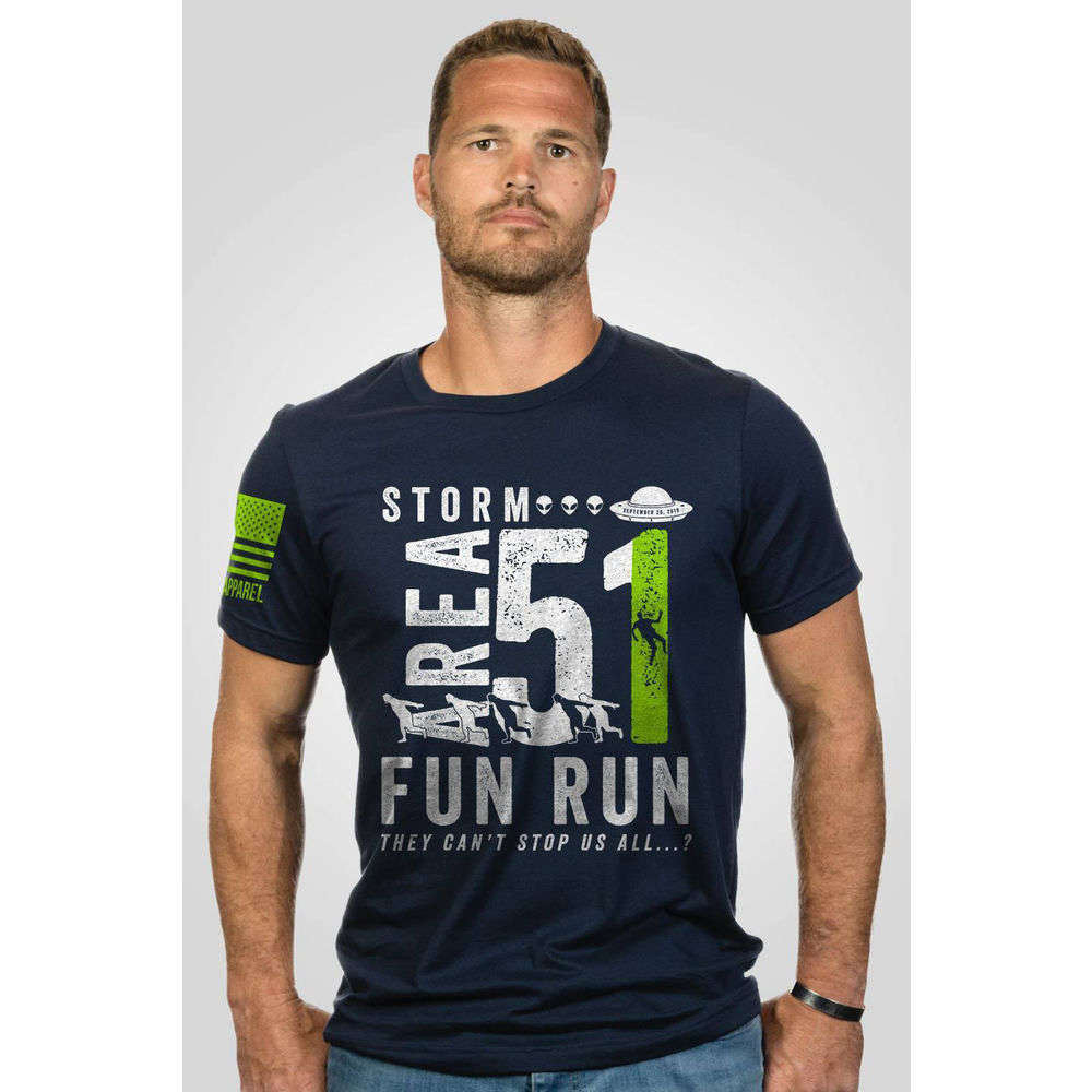 Clothing Nine Line Apparel 4.50" STORM AREA 51 FUN RUN MIDNIGHT NAVY S • Model: 4.50"